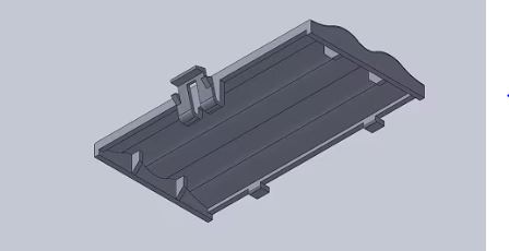 Small 3D printed battery cap
